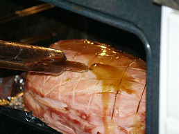 Basting Ham