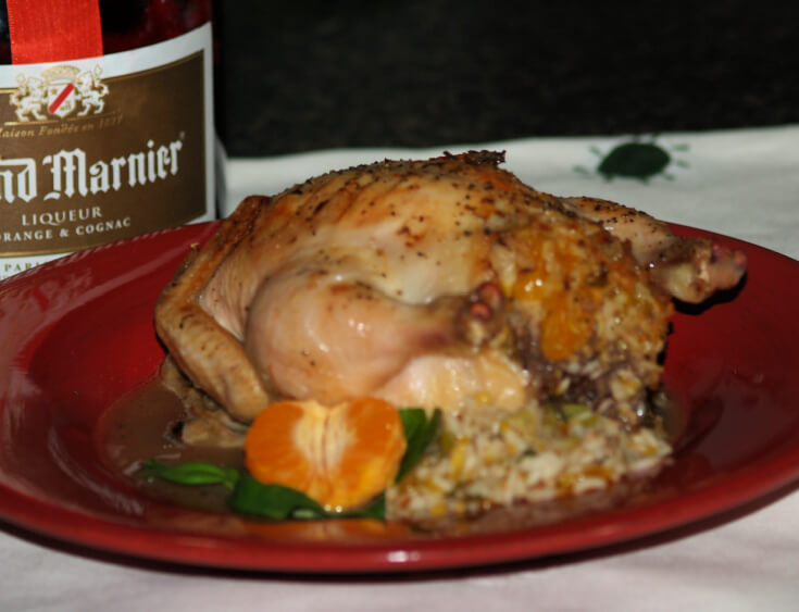 Cornish Hen with an Orange Glaze