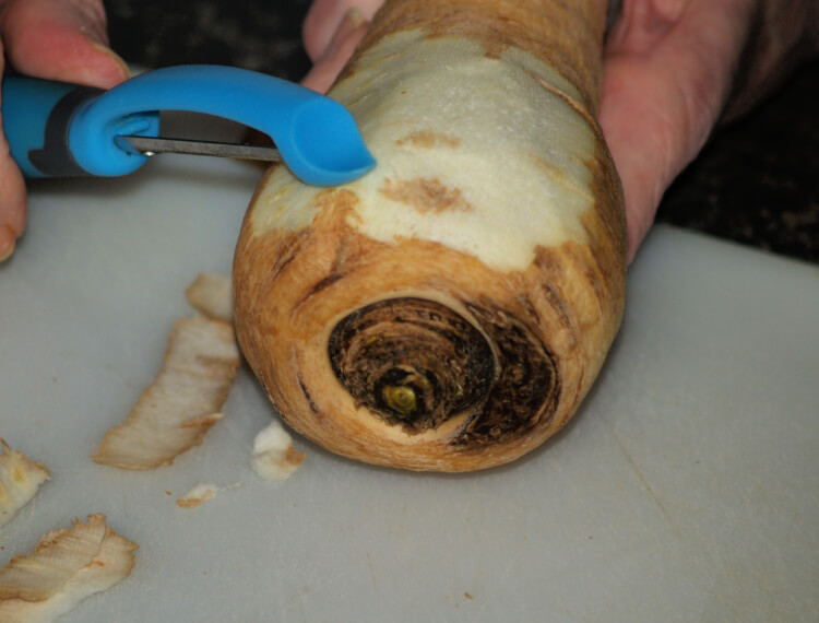 Peeling Parsnips