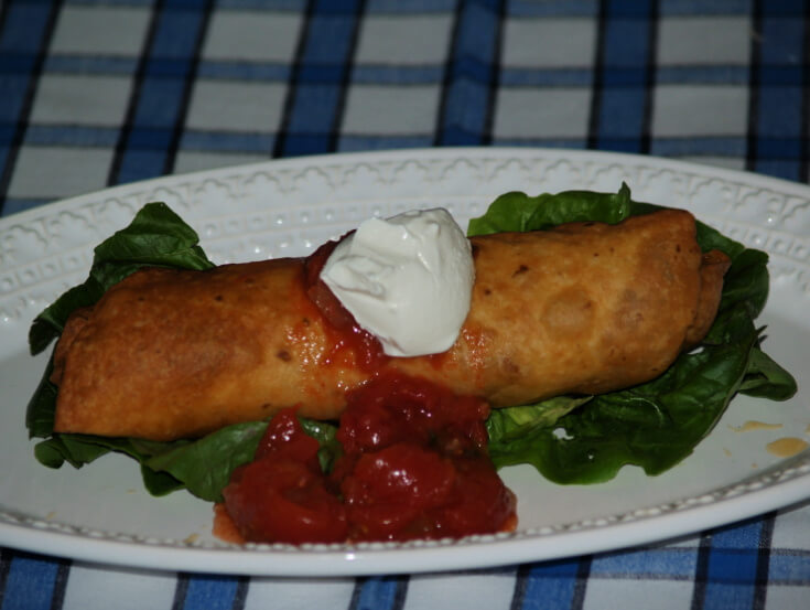 Beef Chimichangas Recipe