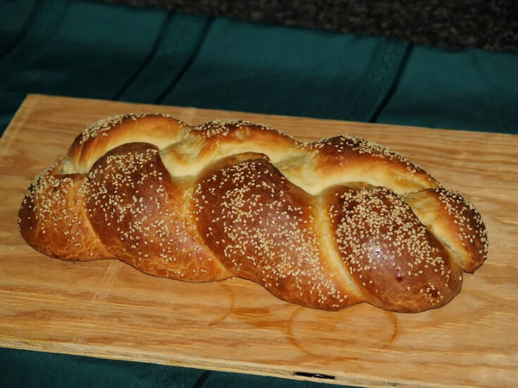 Whole Braided Challah Bread Recipe