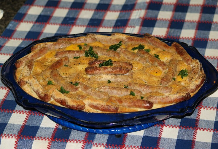 Crowd Size Potato Sausage Egg Casserole