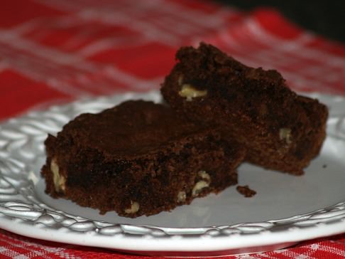 Brownies made from Brownie Mix