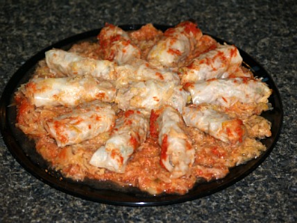 how to make cabbage rolls for appetizers