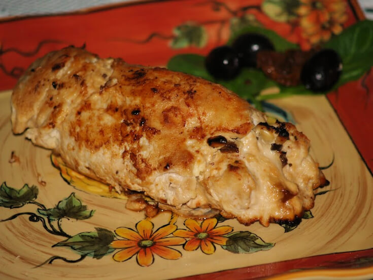 Italian Stuffed Chicken Rolls