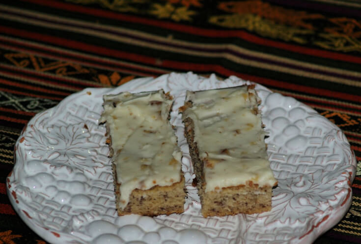 Banana Bars Recipe