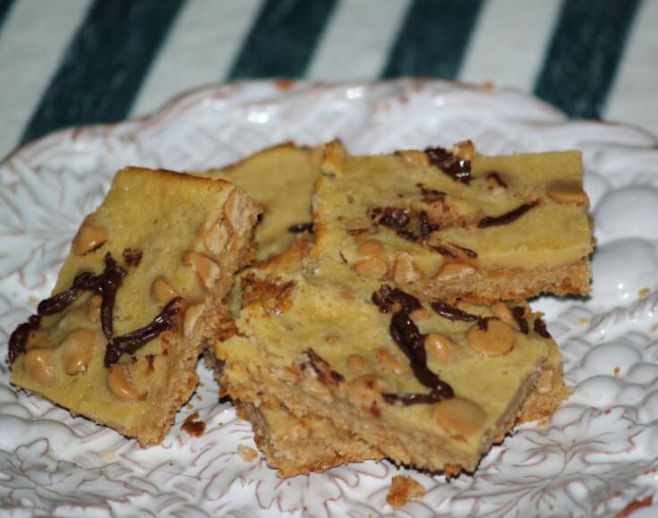 Cream Cheese Peanut Butter Bars