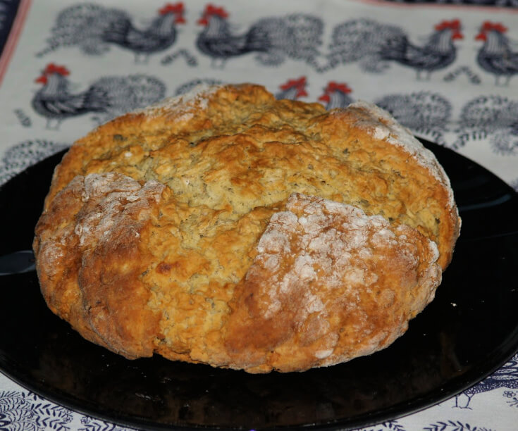 Easy Irish Crusty Oat Bread