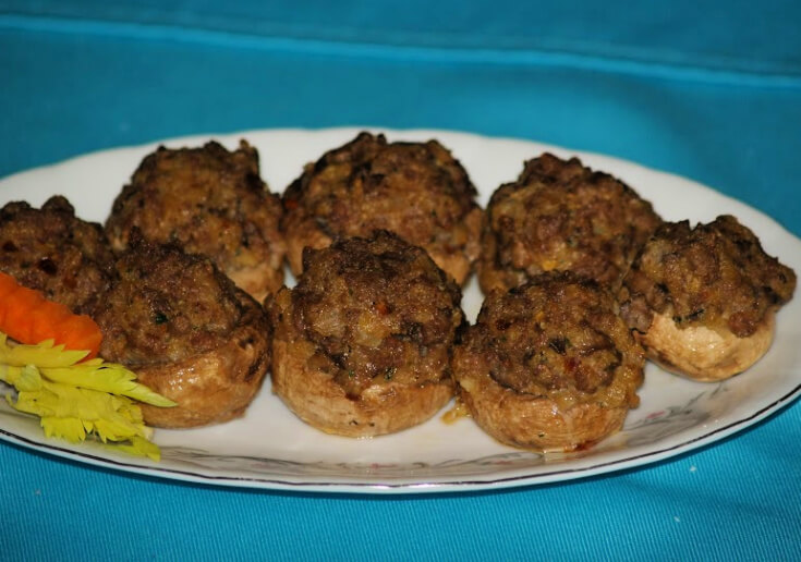 Sausage Stuffed Mushrooms