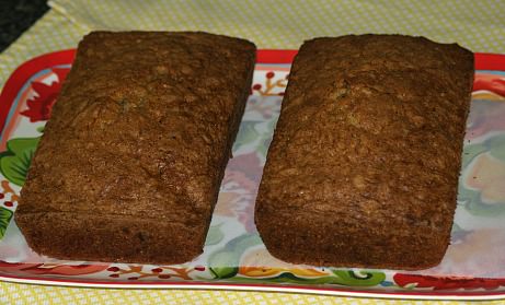 Two Loaves of Zucchini Bread