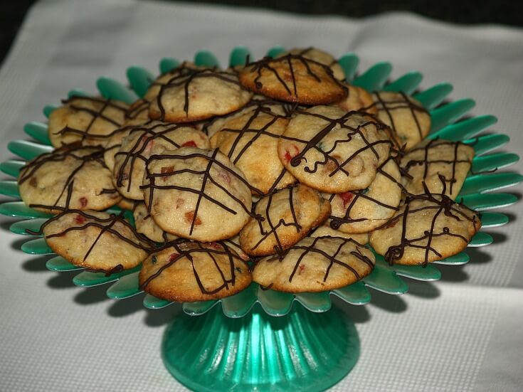 Cottage Cheese Cookies with Candied Fruit