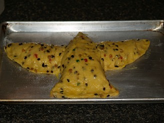 Italian Easter Bread Before Baking