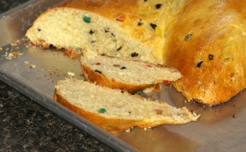 Italian Easter Bread Sliced