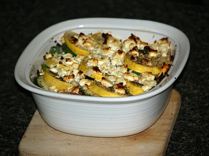 Squash Casserole Recipe made with Tortillas