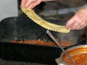 Preparing Lasagna Step 3