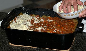 Preparing Lasagna Step 6