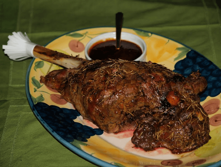 Leg of Lamb Recipe with Hunter Sauce