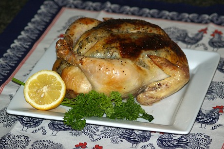 oven roasted lemon parsley chicken