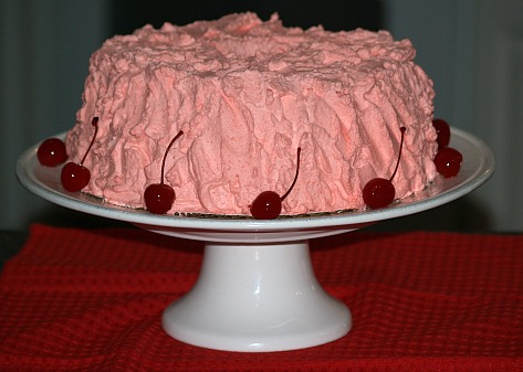 maraschino cherry angel food cake
