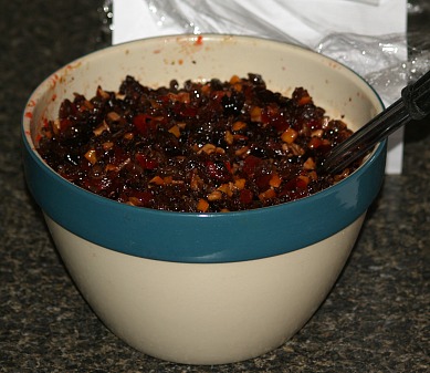 Marinated Fruit for Black Cake