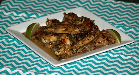 key lime glazed chicken wings