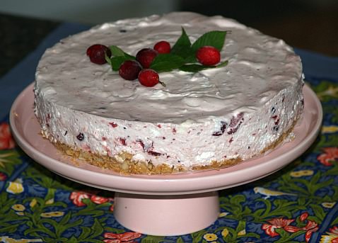 How to Make Cranberry Cheesecake Recipe like this Marshmallow Cheesecake