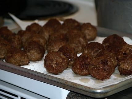 Browned Meatballs
