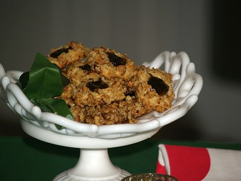 Irish Mint Thumbprint Cookies