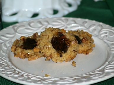 Mint Thumbprint Cookies