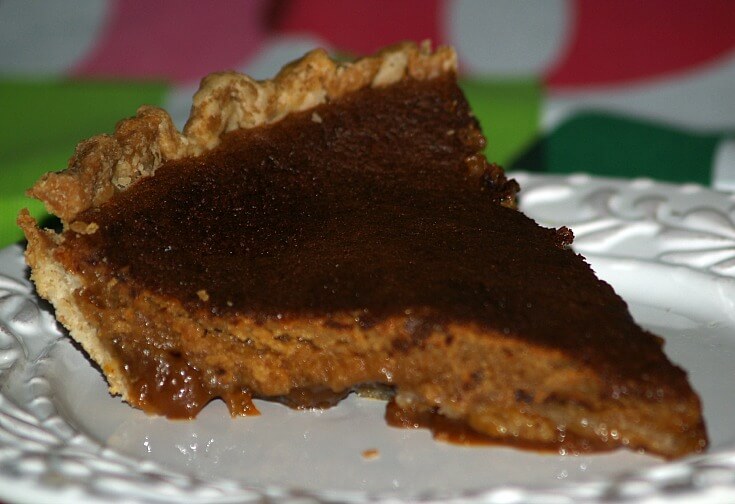 Old Fashioned Molasses Custard Pie