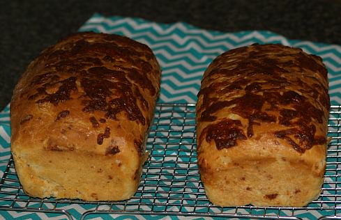 Two Loaves of Mozzarella Cheese Bread Recipe