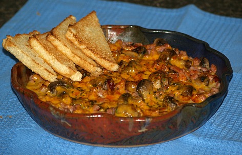Mushroom and Ham Appetizer