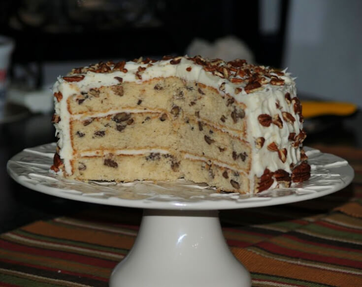 Toasted Butter Pecan Cake Recipe