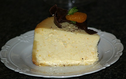 how to make orange cheesecake recipe