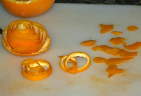 How to Make an Orange Garnish