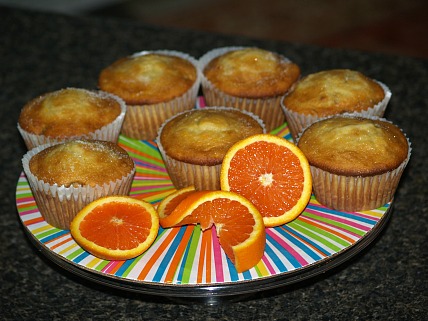 Orange Muffin Recipe with Almonds