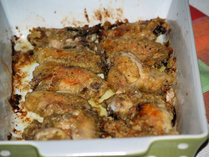 Oven Fried Chicken Drumettes