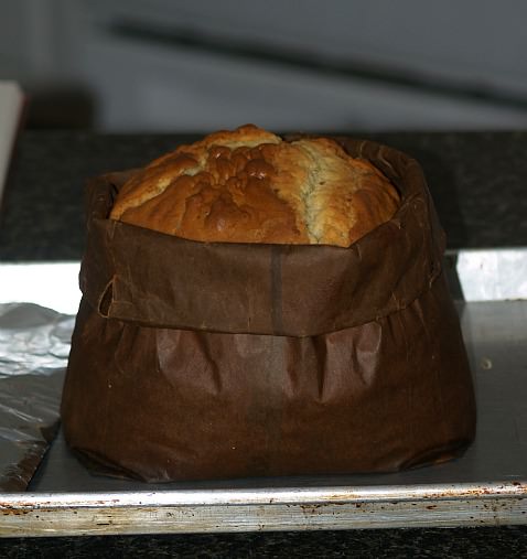 Baked Panettone in Bag Mold