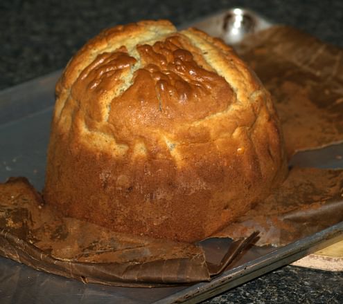 Baked Panettone in Bag Mold