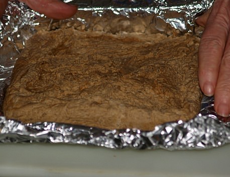 Peanut Butter Candy Removing from Foil