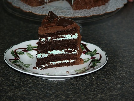 peppermint triple chocolate cake recipe