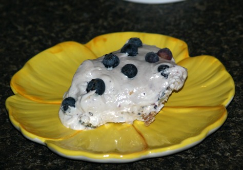 how to make yogurt pie recipe with fresh blueberries