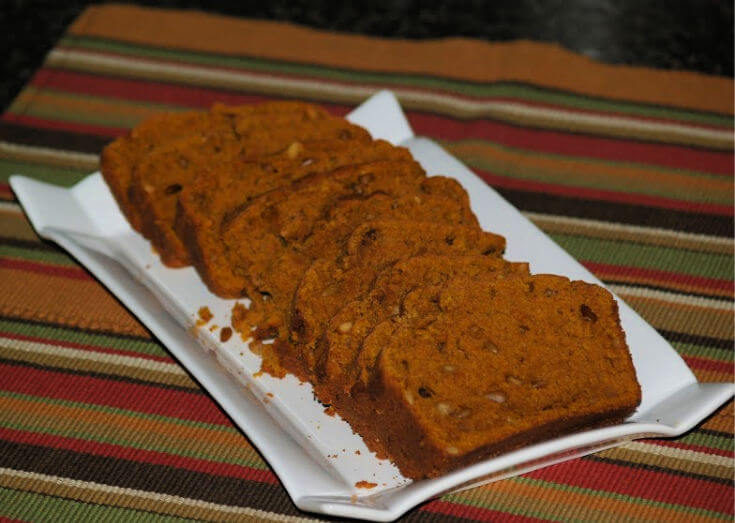 Pine Nut Pumpkin Bread Recipe