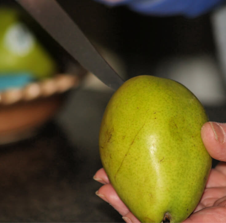 Removing the Core from a Pear