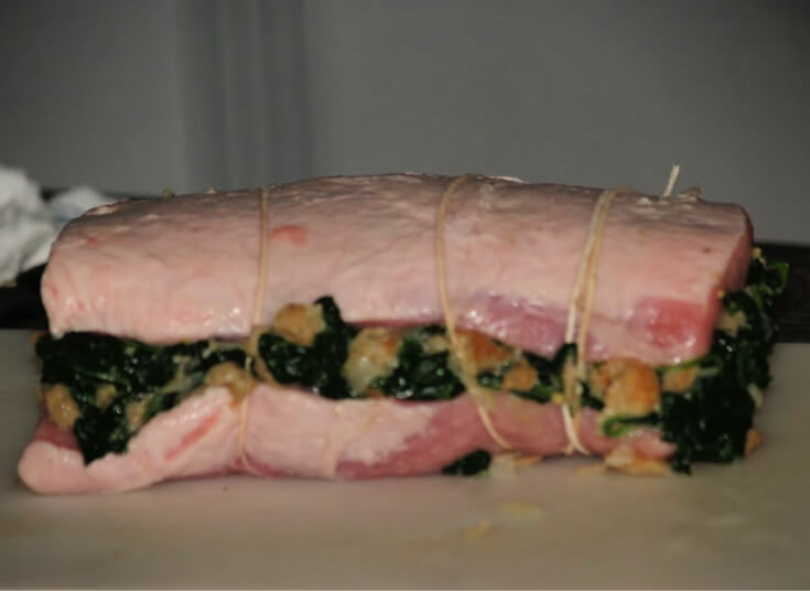 Tying the Pork Loin Roast