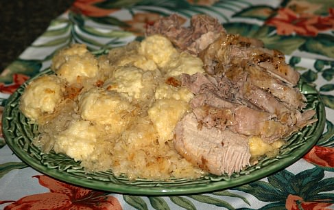 How to Make German Recipe of Pork Roast, Sauerkraut and Dumplings