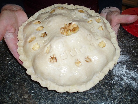 Rome Beauty Apple Pie Before Baking