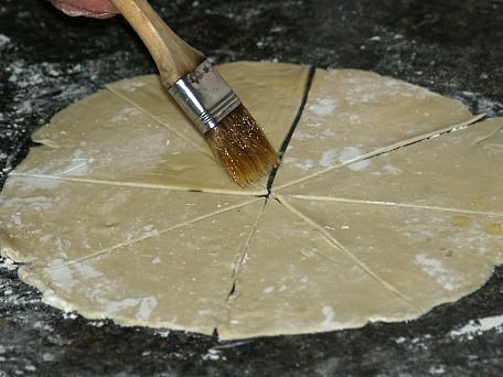 Brush Dough with Butter