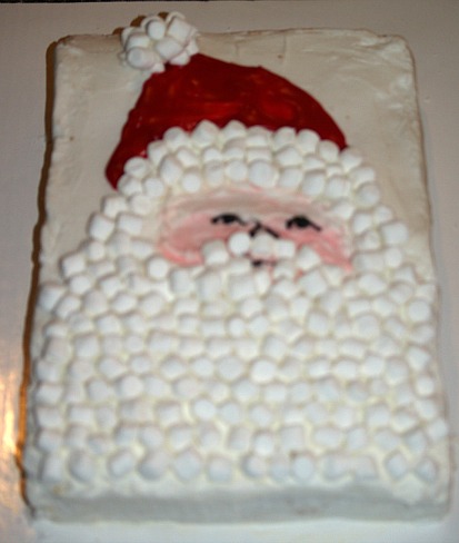 how to make santa clause cake with a spiced ginger cake recipe