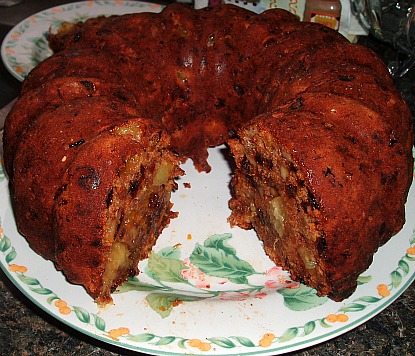 Sausage Cake Cut